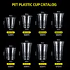 Clear PET cups