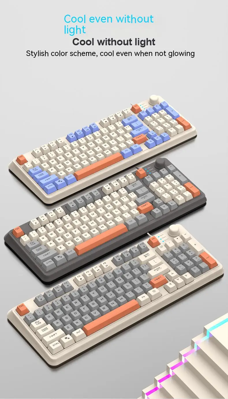 XUNFOX K82 Wired Keyboard - Ultimate Gaming Experience