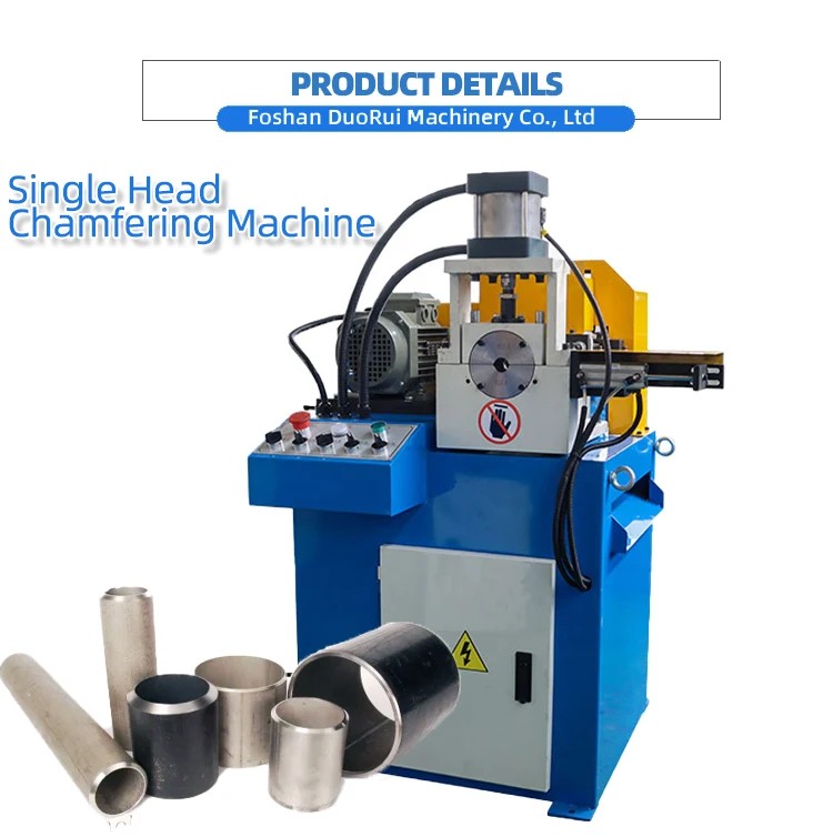 Semi-automatic Stainless Steel Iron Iron Bar Chamfering Machine Pipe ...