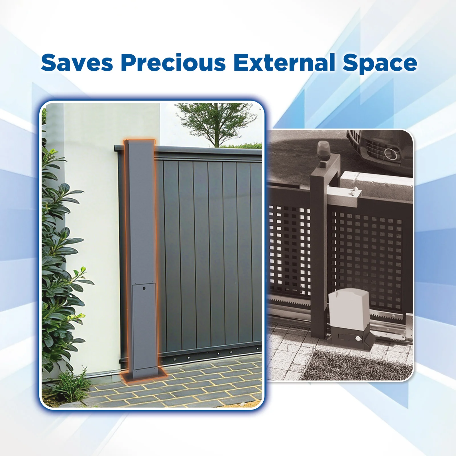 Baroxon In-Post Sliding Gate Opener Indonesia