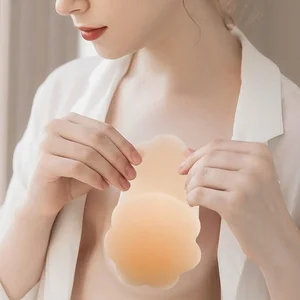 Multiple Styles Uplift Breast Petals Reusable Silicone Adhesive Seamless Strapless Waterproof Invisible Push-Up Nipple Pasties