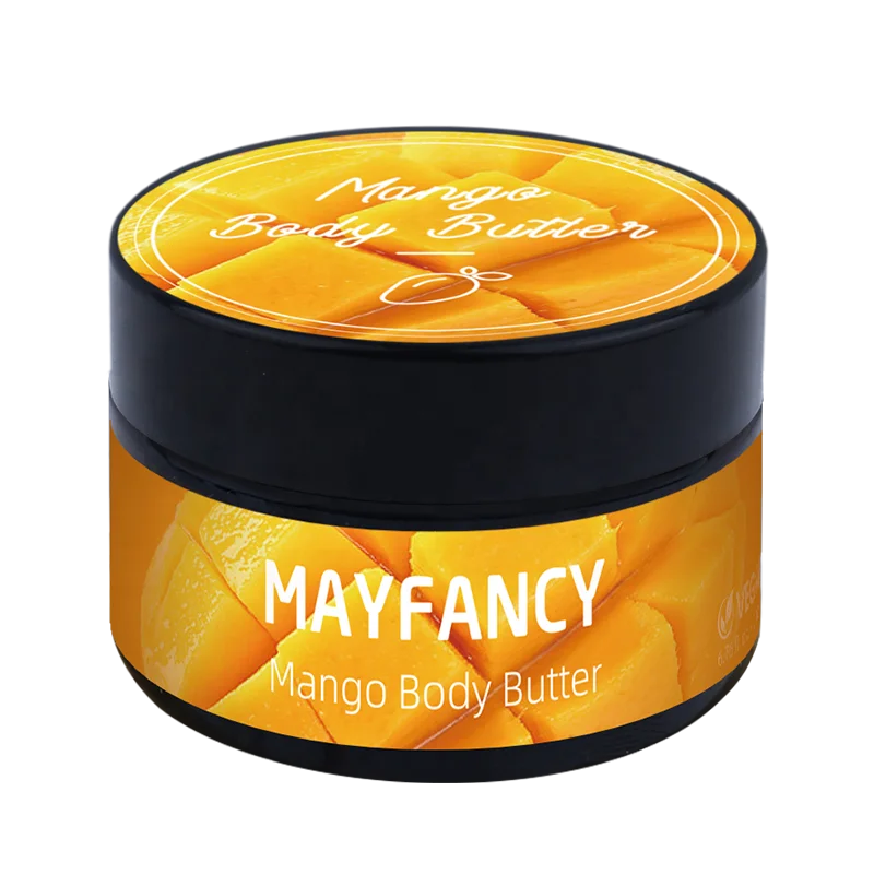 MAYFANCY Mango Body Butter Private Label Body Lotion Organic Colorful Whipped Body Butter Moisturizing Milk Rose Adults