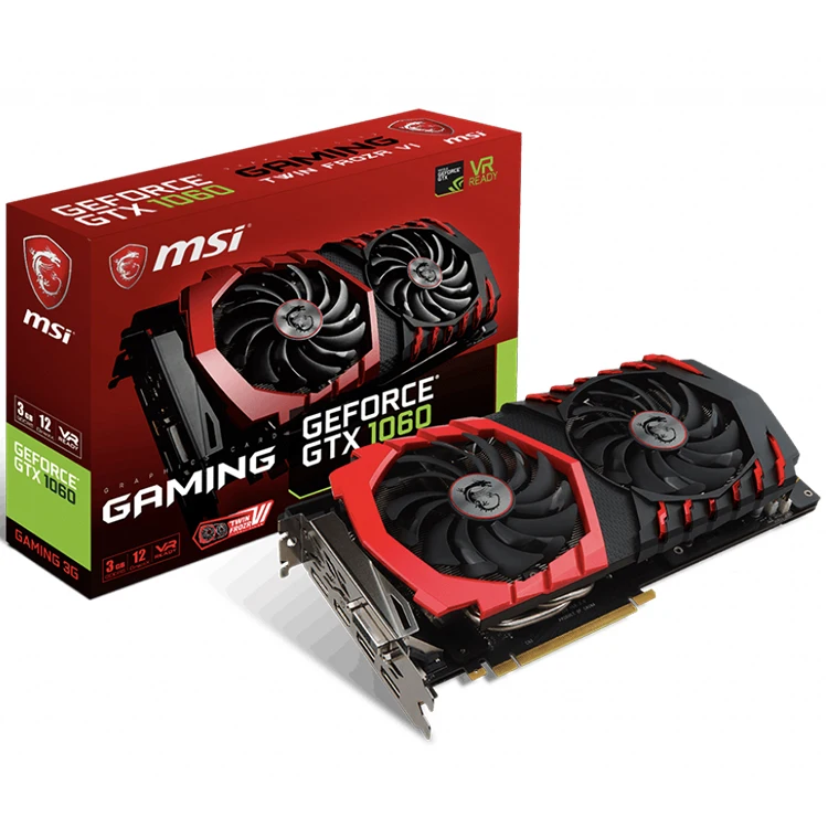 MSI NVIDIA Geforce GTX 1060 3G - Used Gaming Graphics Card