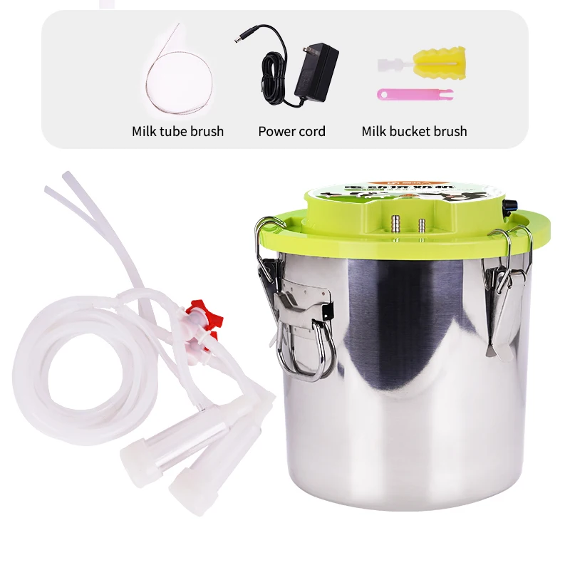 12L Electric Sheep Goat Milking Machine Portable Automatic Stop Milk Sucking Machine for Goats Lamb