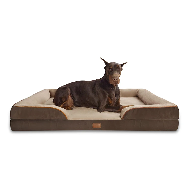 Classic Solid Durable Orthopedic Pet Bed Custom Memory Foam Orthopaedic