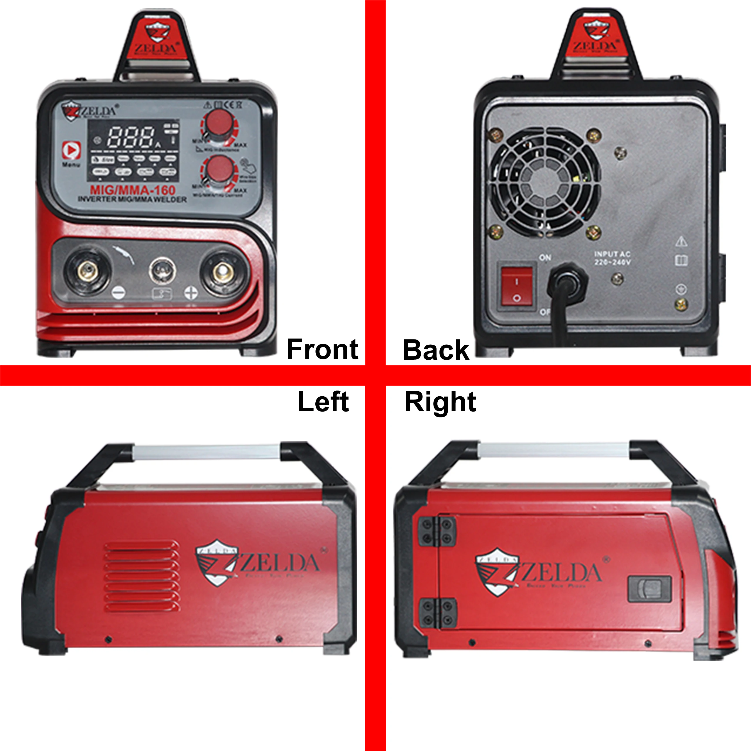 Welding Machine 3 in 1 220V MIG MMA  3 in 1  MIG Flux Cored Welding Machine