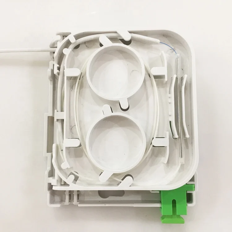 Transparent dust cap 1 2 core ftth fiber optic terminal box