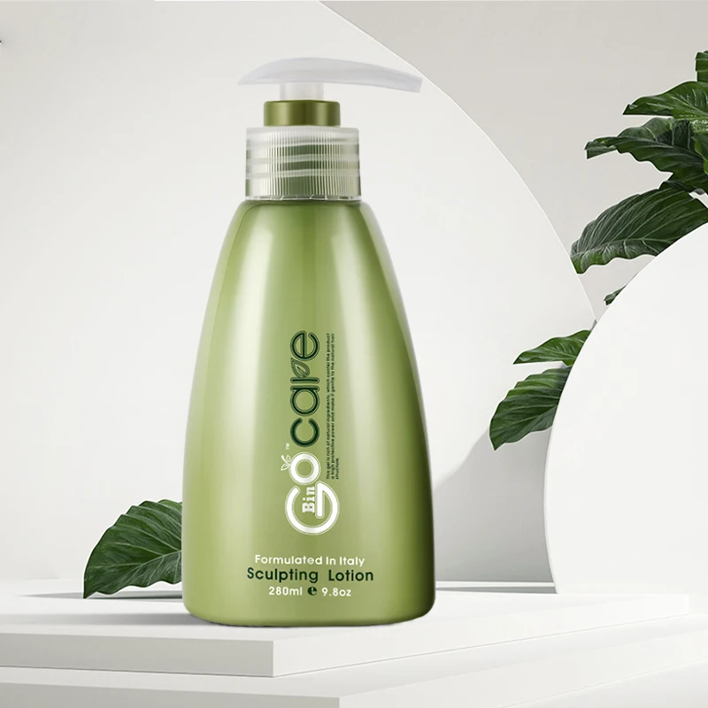 Gocare Private Label Vegan Argan Oil  Sculpting Lotion Long Lasting Moisturizing Fiber Styling Cream for Curling