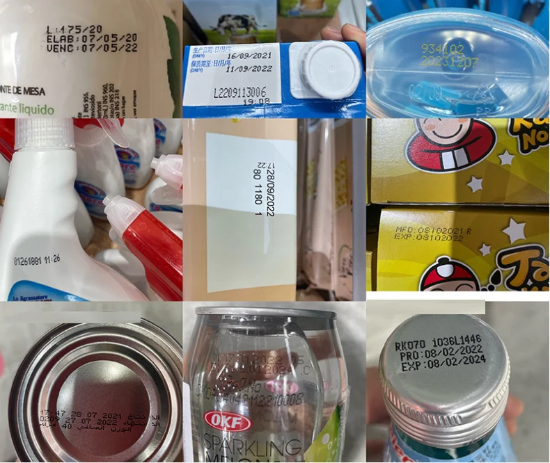 Small Mini Handheld Printer Intelligent Inkjet Printer Used for Printing Production Dates on Can Packaging Bag Etc