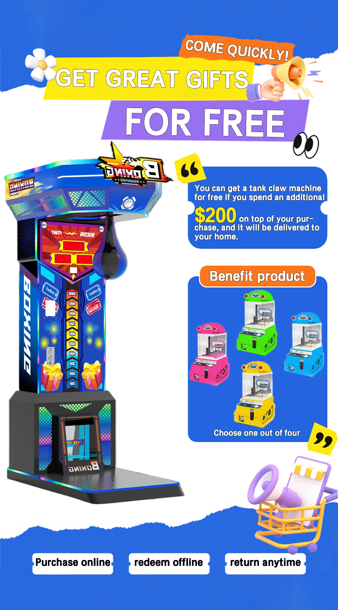 Hot Sale Sport Arcade Interactive Redemption Boxing Punch Measure Machine Coin Operated Punching Boxing Game Machine 30% Deposit manufacture