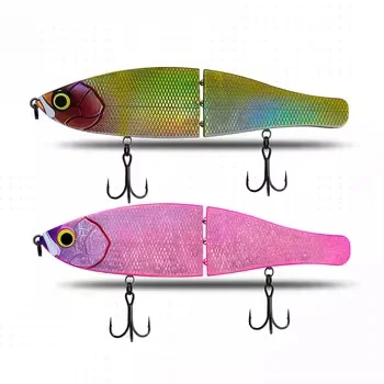 CHEERY 200mm 240mm Multi-segment Large Swimbait Quick Stop 360-degree U-turn Escaping Action Japanese-style Stainless Fish – Soft Lure – view 5