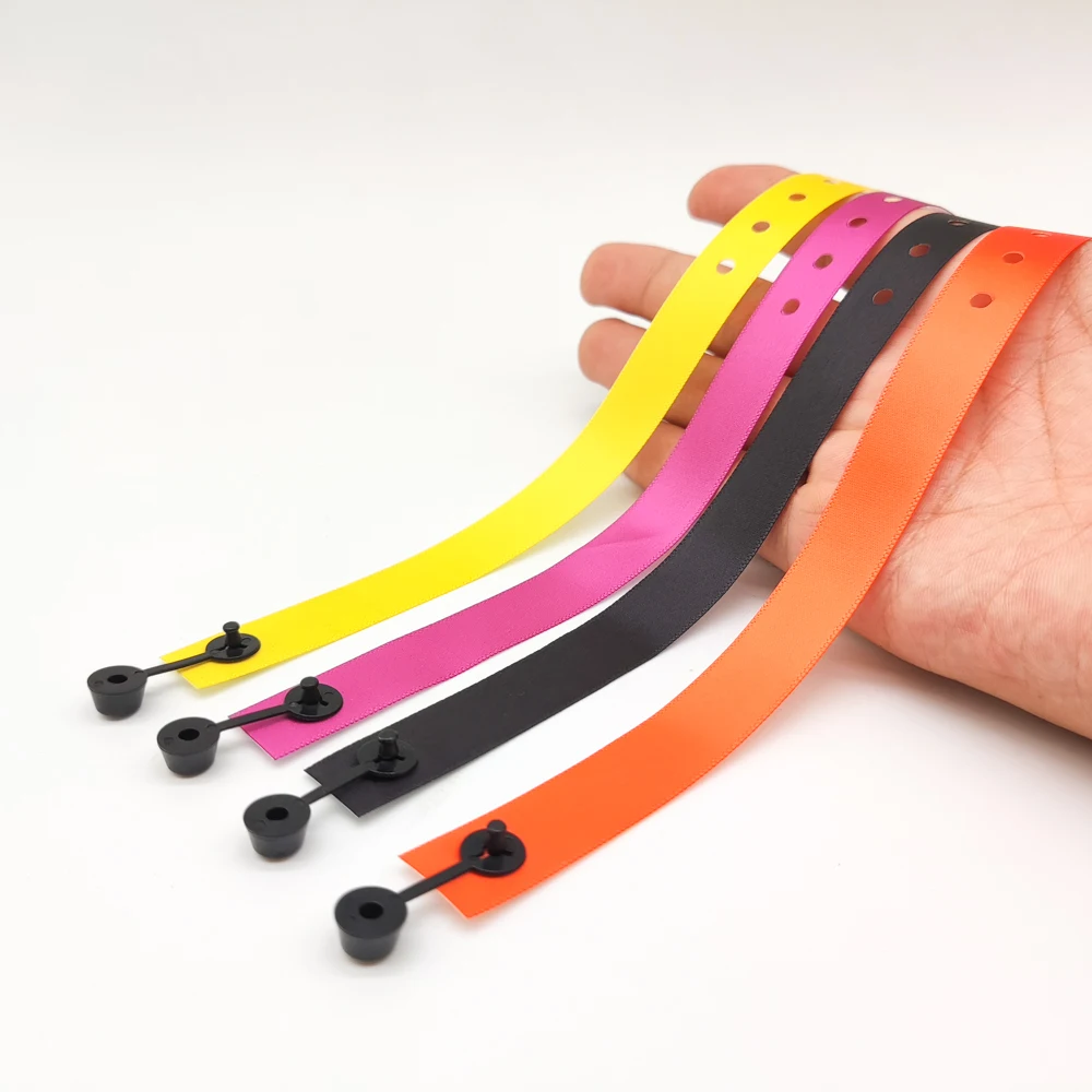 product customized events new design dye sublimation festival satin wrist band wristbands-4
