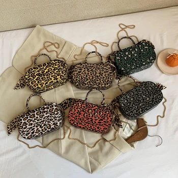 Designer Delicate Women Famous Brand Leopard Scarf Purses and Handbags for Women
