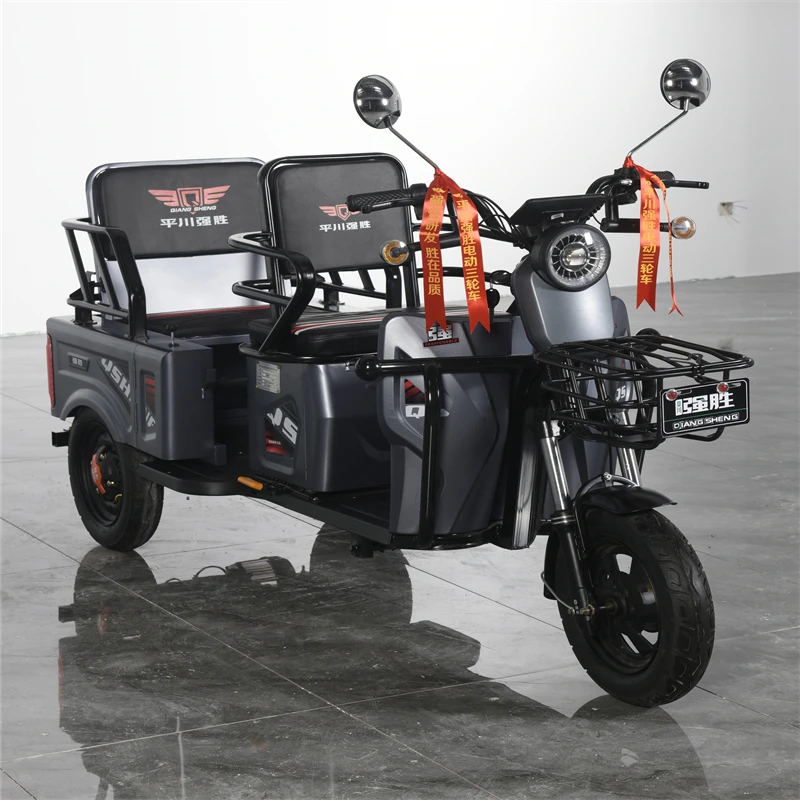 Qsd 48v 500w Lead Acid Small Auto Rickshaw Elderly Adult Electric Trike Etrike 3 Wheel Mobility