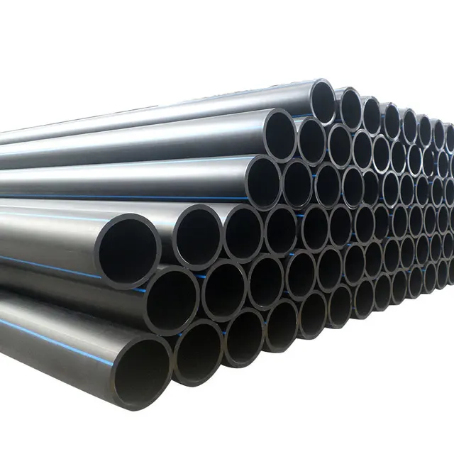Ruide  Factory Wholesale 110mm PE Water Supply Pipe HDPE Straight pipe