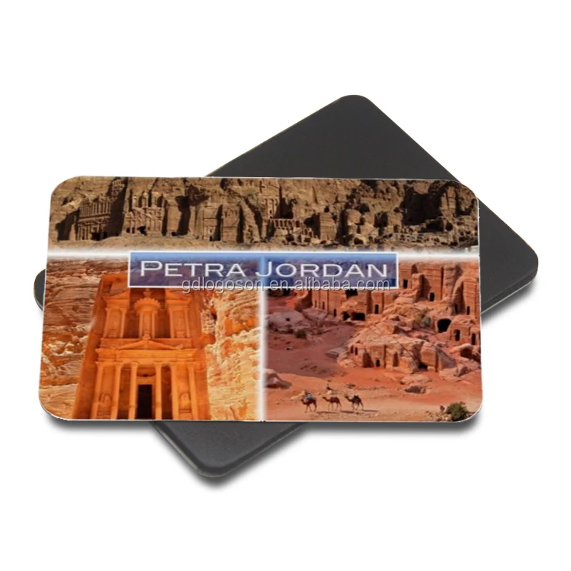 Logoson Custom Printing Travel Ref Magnet Bedouins Amman City Jordan Fridge Magnet