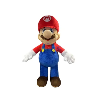 2m Popular Classical Mario With Red Cloth Inflatable Mascot Suit Human Inflatable Cartoon Character Mario Mascot Costume