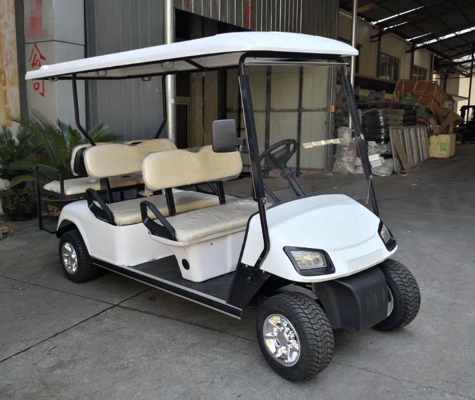 AC Motor Four seats Vehicle Cart Club Car All Front Electric Golf Car with High Quality