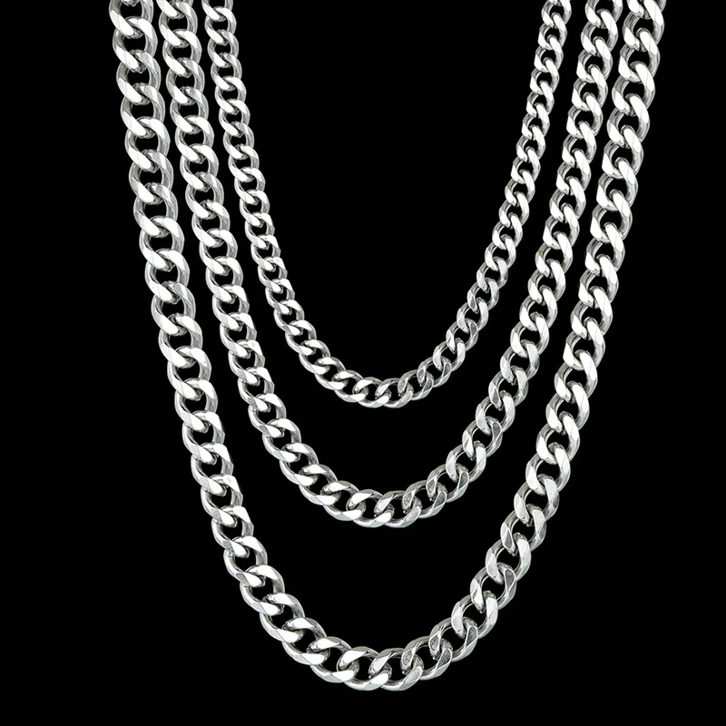 Customzied Fashion Cuban Link Chain Necklace for Men Woman Basic Punk  Stainless Steel Necklace Won't Fade Male Choker Colar Jewelry - China  Necklace and Necklace Accessories price