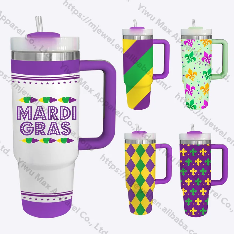 mardi gras tumblers