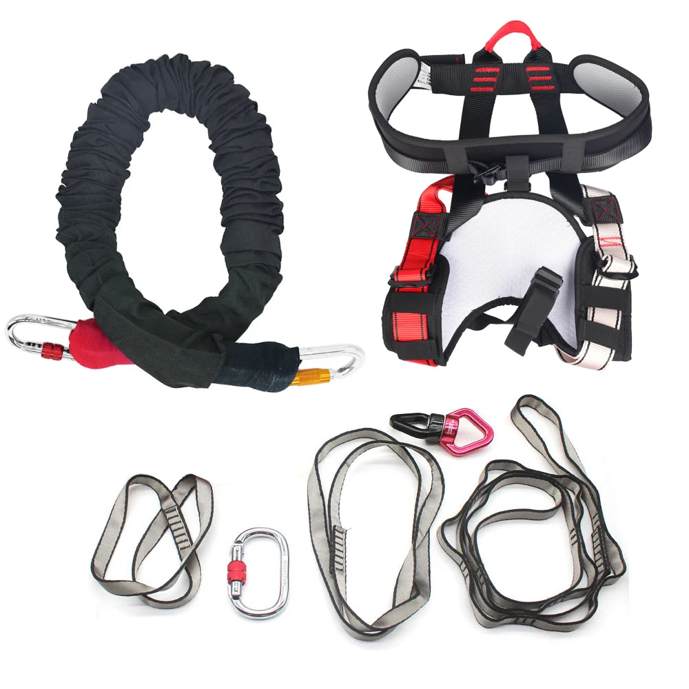Bungee Cord Exercises Anti-gravity Bungee Strap Set for Home Bungee Fitness Set