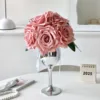 Cappuccino-colored 5-piece silver goblet