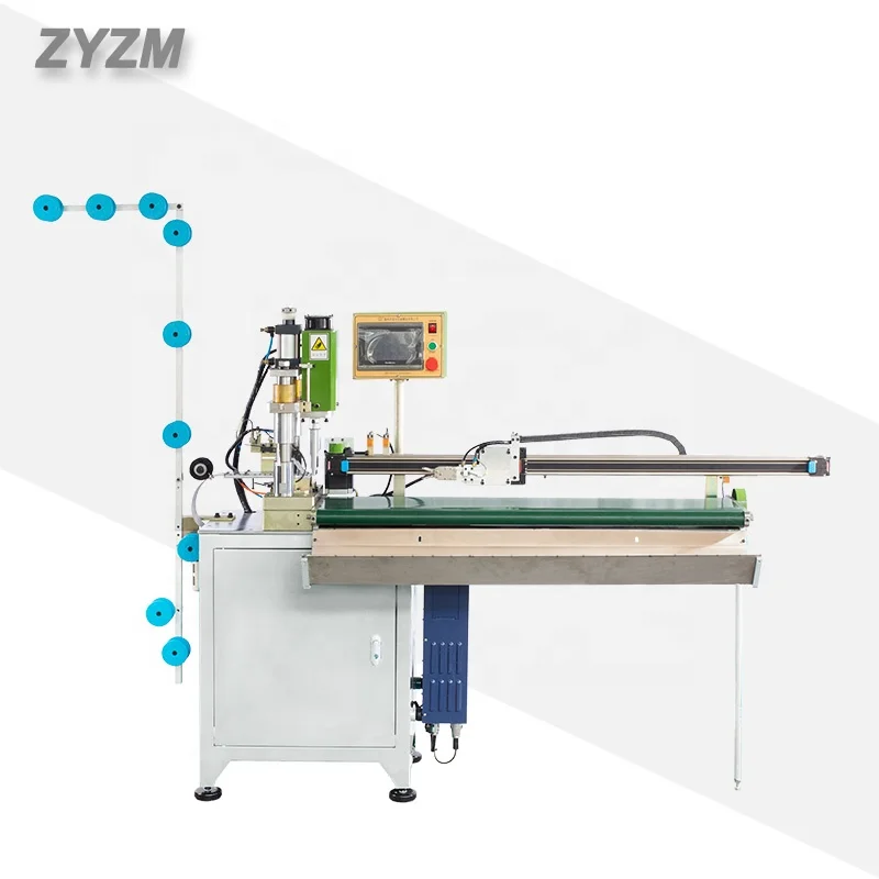 Automatic Close End Zipper Ultrasonic Zig Zag Cutting Machine Zipper