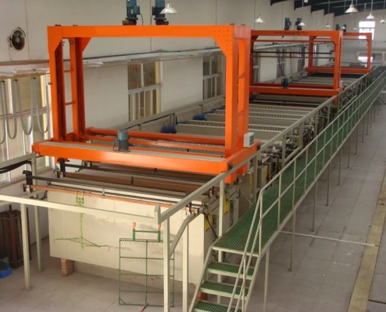 Китай Автоматическая производственная линия металлического цинкового гальванического оборудования оборудование покрытия