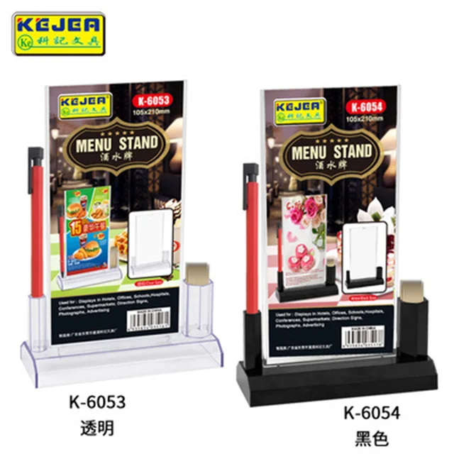 Популярная Прямая поставка с завода практичная подставка для меню основанием держатель знаков A6 вставка карт Настольный