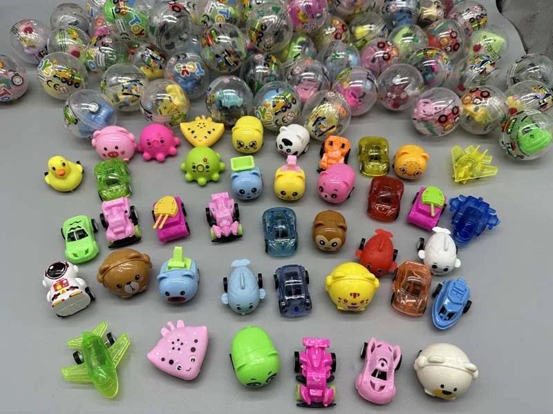 50mm Transparent Capsule Shell for Mini Unisex Small Car Toys Promotional Toy Balls Various Mixed for All Sizes