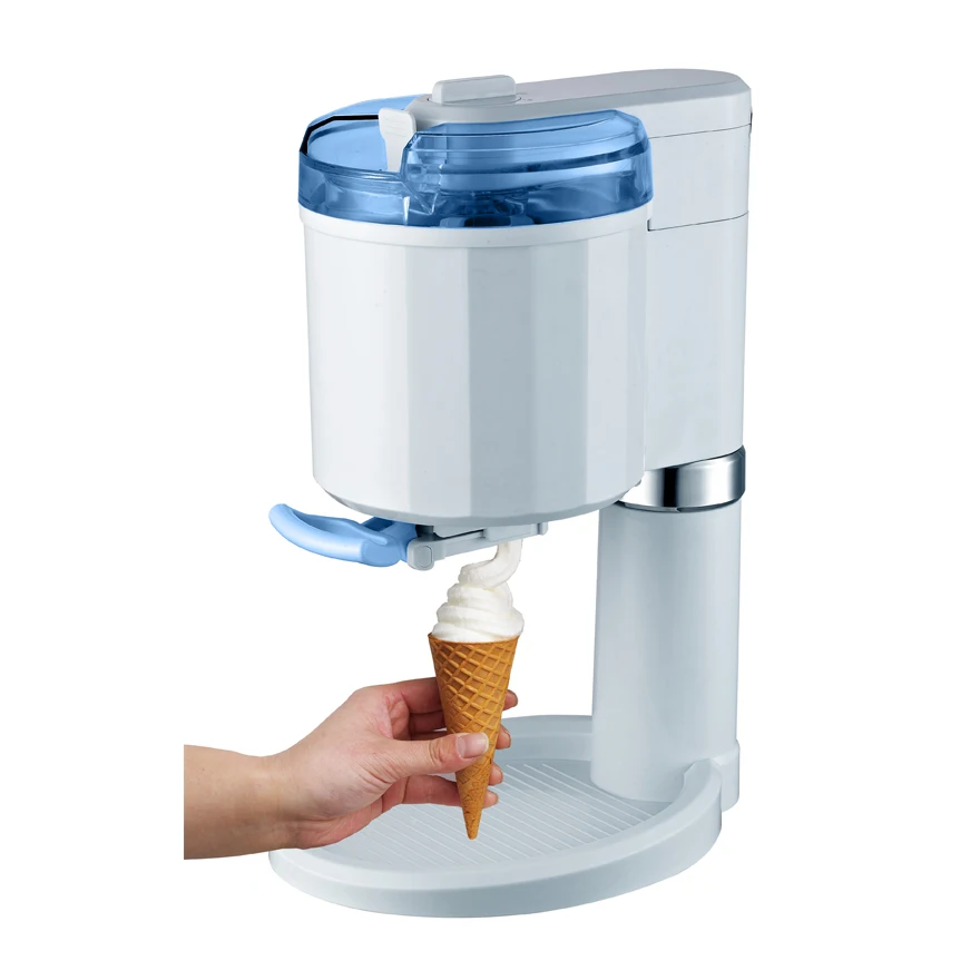 Antronic 1.0l Blue Color Portable Soft Ice Cream Maker Atc-1000b With 