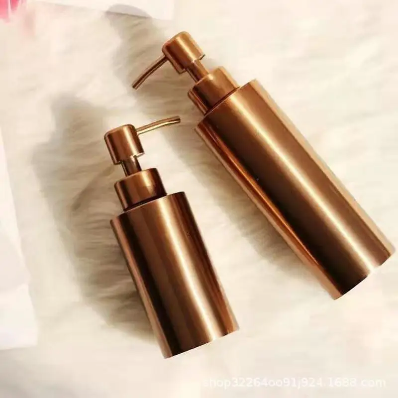 Custom Retro-Style Stainless Steel Soap Dispenser Modern Home and Hotel Bathroom Liquid Pump Capacity Color Options Available