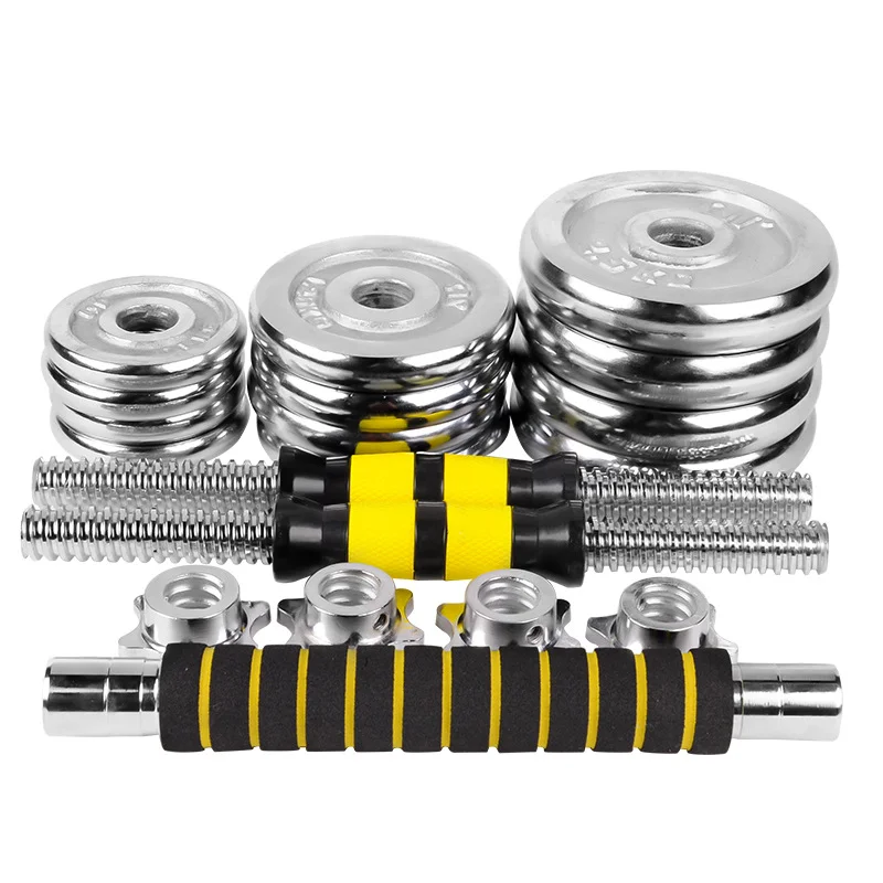 Gym Equipment Weight Lifting 30 kg Mancuernas 50kg Fitness 20kg 30kg  Barbell Dumbbell Kits Adjustable Dumbbells Set