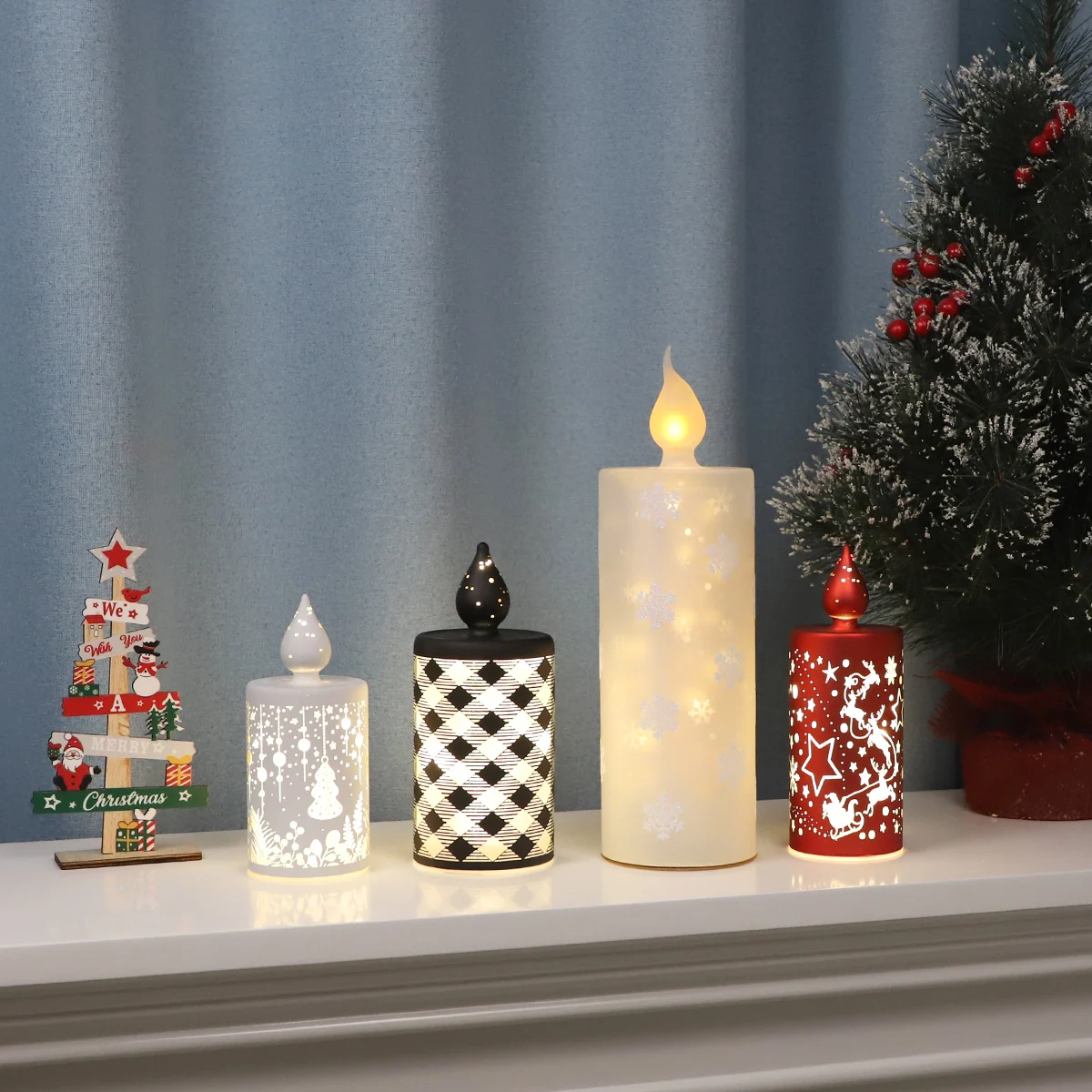 Led Candles for Home Decoration Battery Operated Flameless Smokeless Electric Candle Light Festive Gift For Sale factory