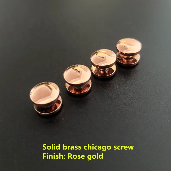 Заводская оптовая продажа Твердый латунный винт для ремонта кожаных