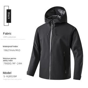 Flat Full Heat Sealing Zipper Autumn Fleece Jacket Waterproof Windproof Anti-Bacterial Unisex 100% Polyester