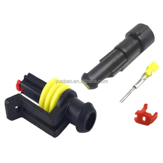 Superseal Automotive Connectors 1/2/3/4/5/6 Pin Amp Female Male Auto Sealed Waterproof 282103-1/282104-1/282105-1/282106-1