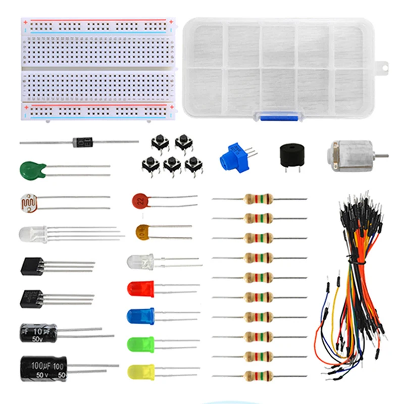 Component kit. Поставка электронных компонентов из китая!. Комплект-набор датчиков 45 штук для arduino. Электронный конструктор ардуино. Arduino kit box.
