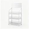 Blanc 3 couches 50*27*106cm