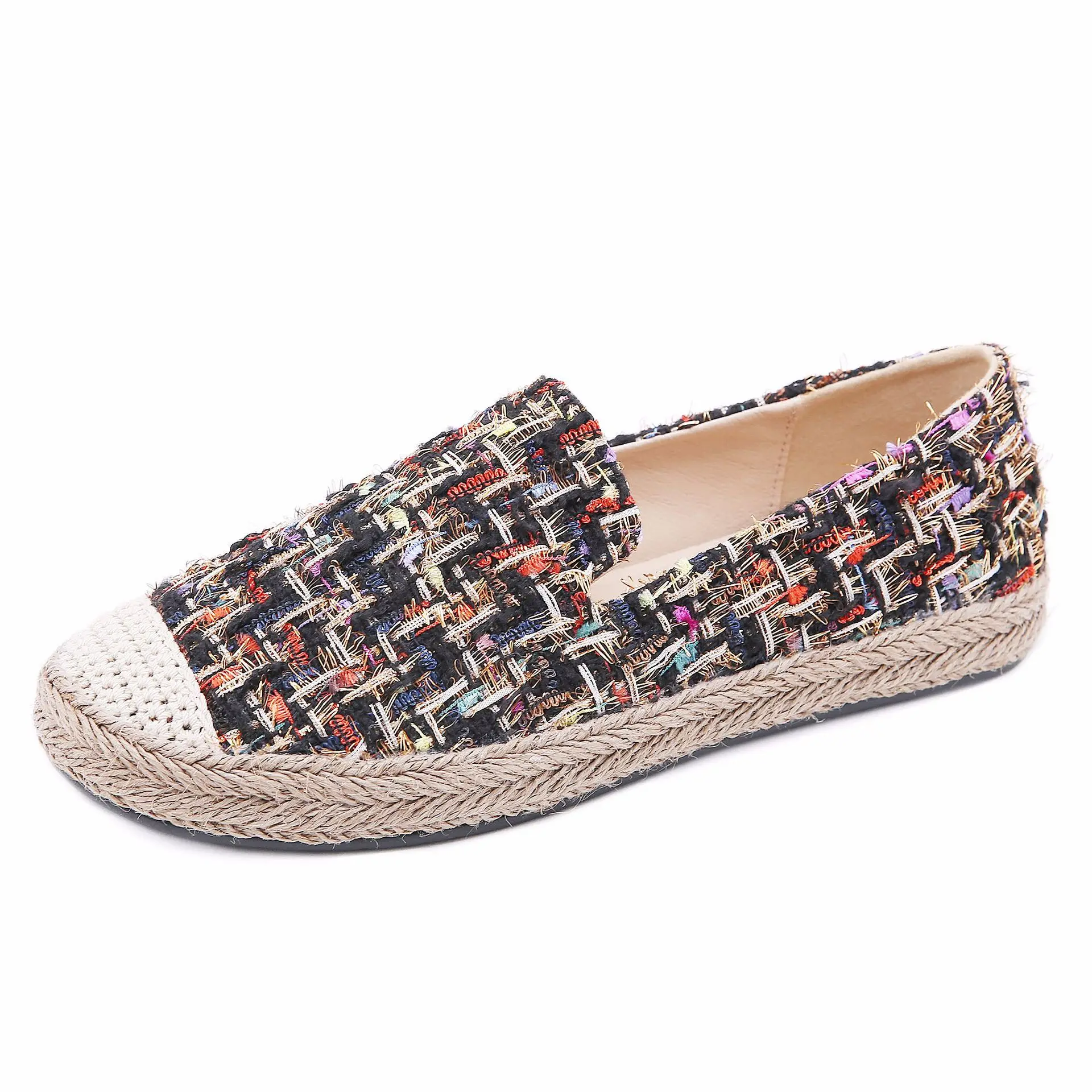 Zapatillas De Tejido De Yute Para Mujer,Zapatos Planos De Lujo,Alpargatas  Cómodas,A La Moda,2021 - Buy Zapatos Planos De Las Mujeres Zapatos,Ladys  Zapatos De Verano Zapatos Planos,De Lujo Zapatos Planos Zapatos De Mujer
