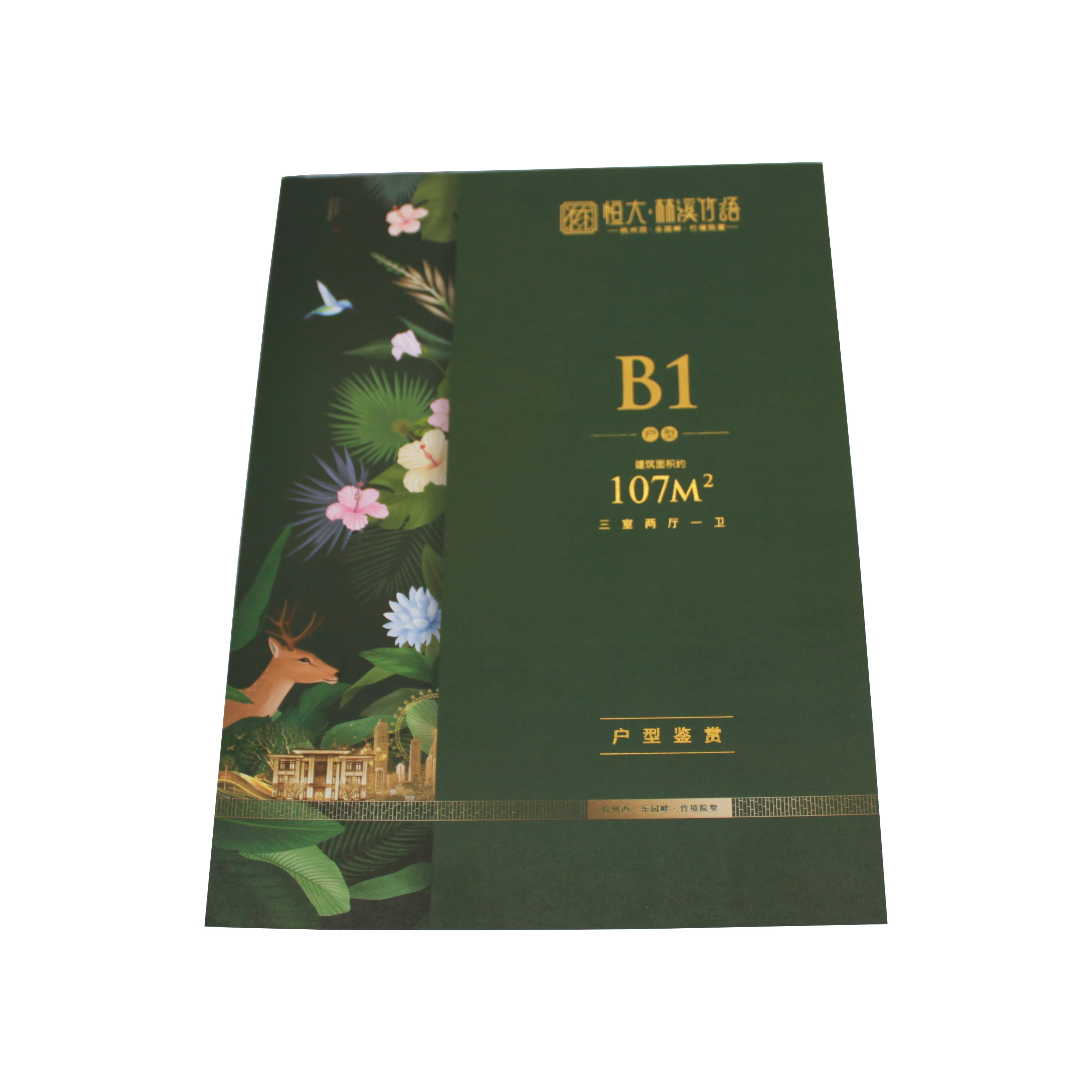 Новый стиль креативная дешевая пользовательская печать брошюра журнал листовка