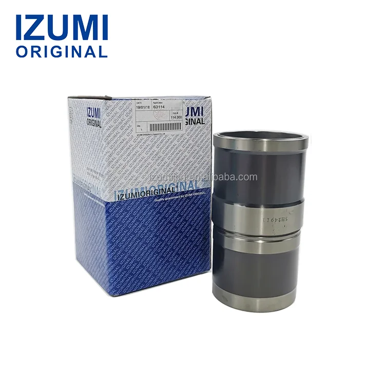 IZUMI ORIGINAL Cylinder Liners Set Fits for Komatsu 6D114 Engine