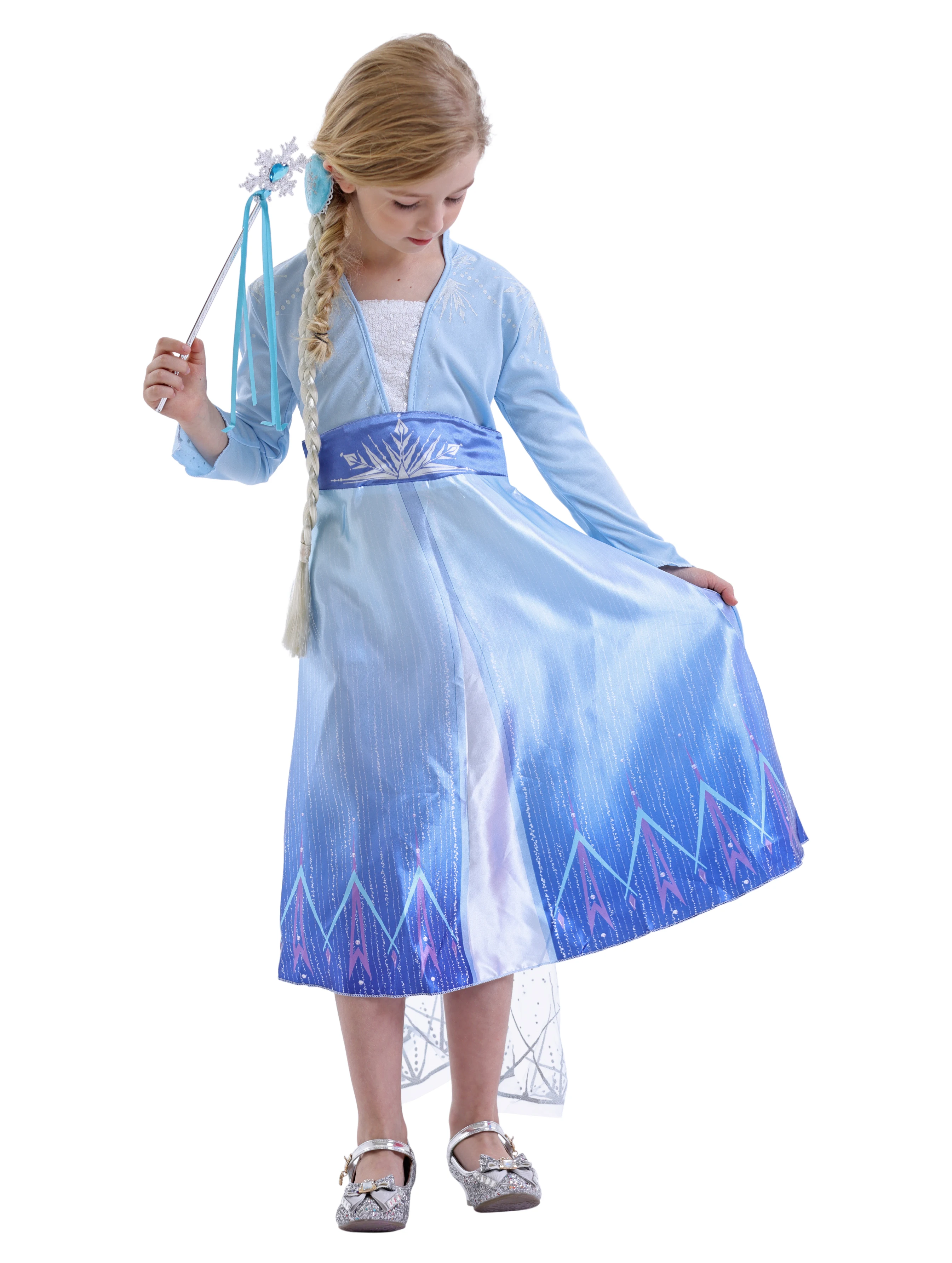 Elsa Perücke Für Kinder - Eiskönigin Cosplay Für Prinzessinnen Partys