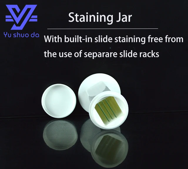 plastic slide staining jar