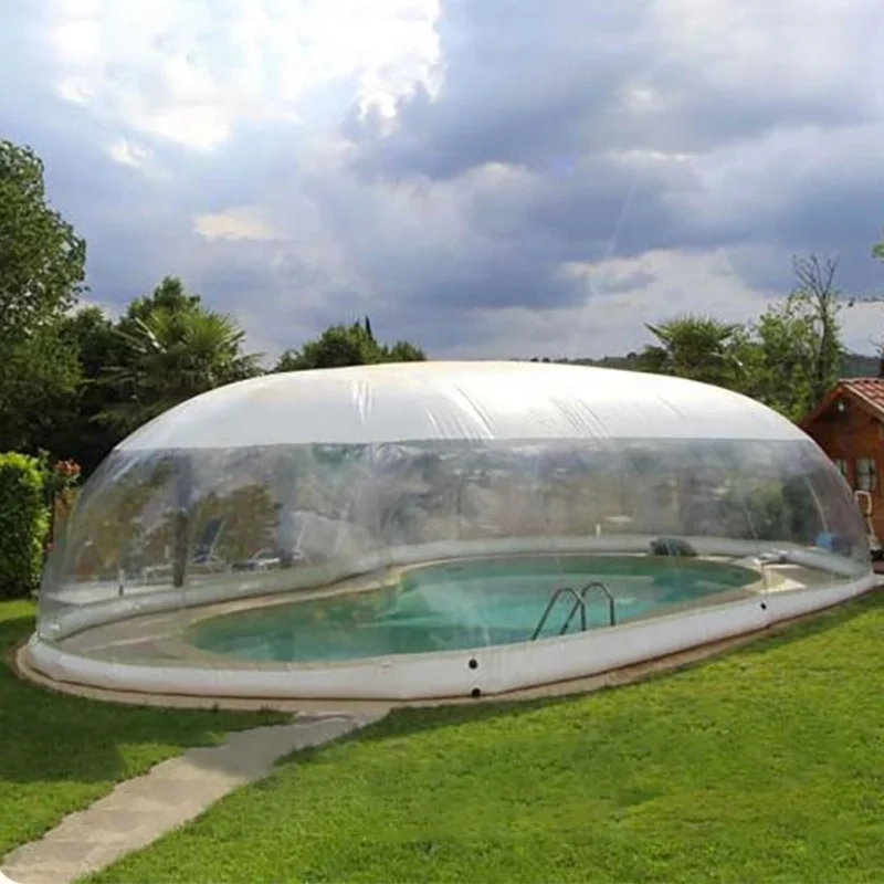 Customized Pool Cover Transparent Air Inflatable Swimming Pool Dome
