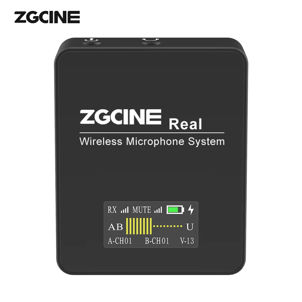 
Беспроводной петличный микрофон ZGCINE GO 1V2, микрофон для записи смартфона, для цифровой зеркальной камеры, смартфона 