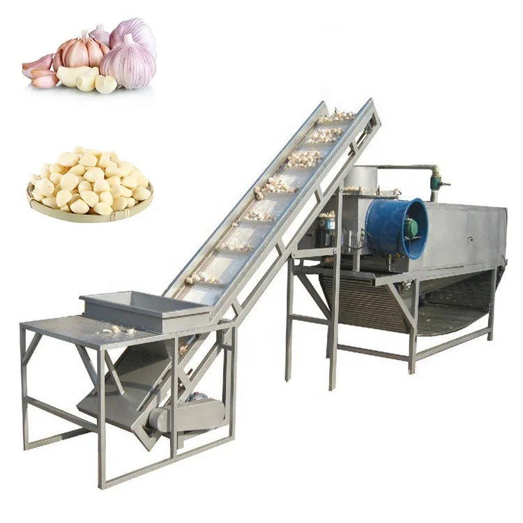 Industrial Garlic Peeling Machine Production Line Fully Automatic