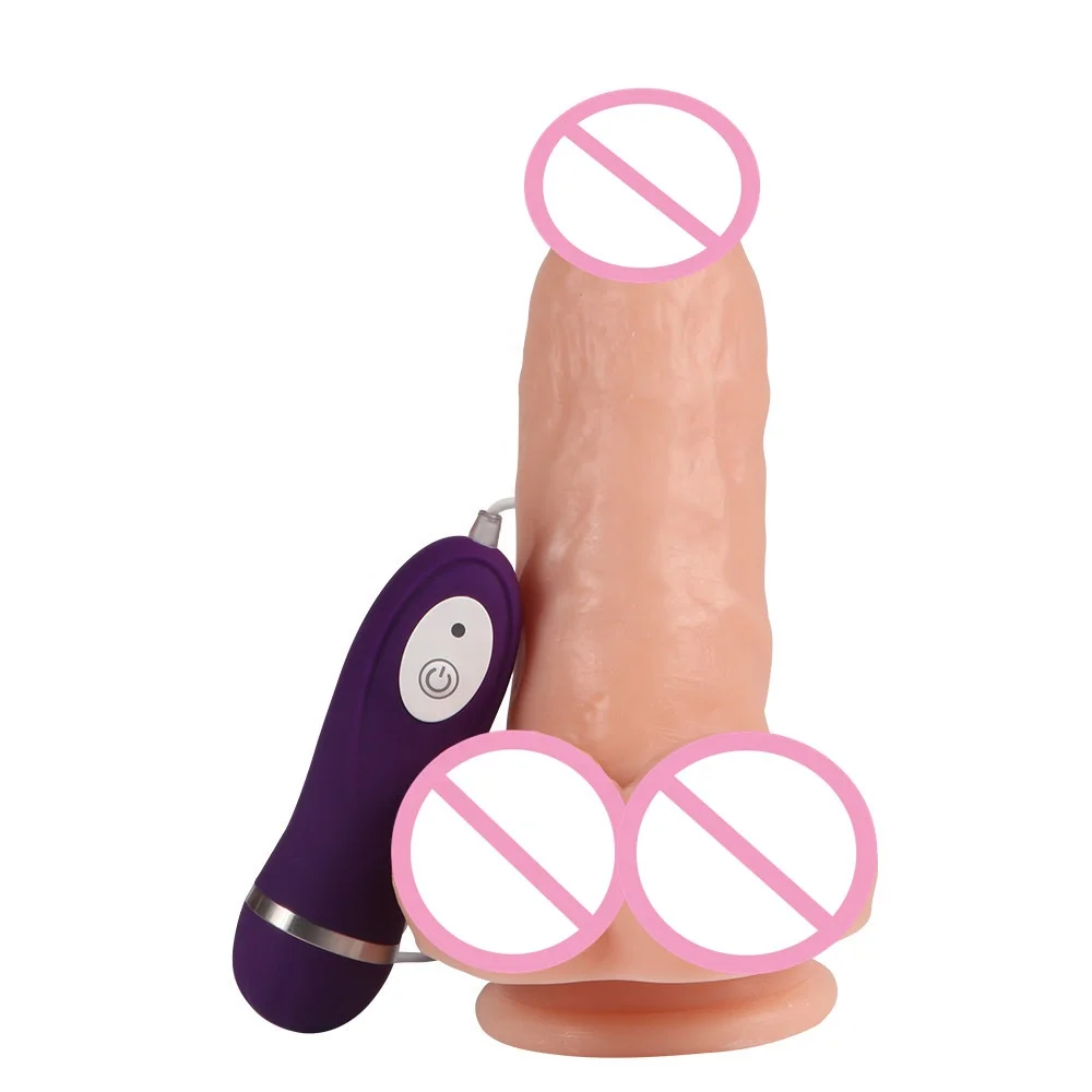 XISE Tough Guy Realistic PVC Vibrating Dildo Medium Size Dildo in Customizable Color Vibrator Dildo Sex Toy for Women Adult