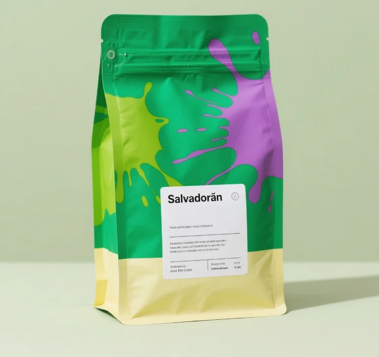 Customized Wholesale Food Packaging Bags, square Bottom Box Bags, Valve Printing, Coffee Bean Packaging, Flat Bottom Coffee Bags