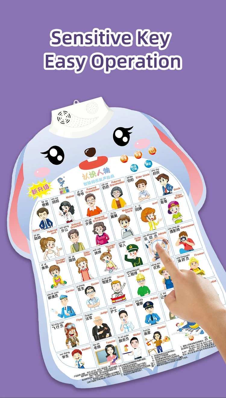 Fully Laminated Educational Learning Charts Electronic Interactive ...